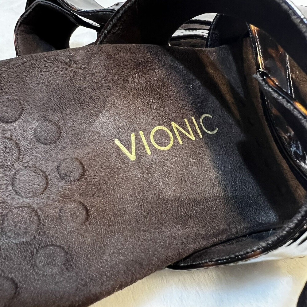 Vionic Tortoiseshell Slide Sandals - image 4